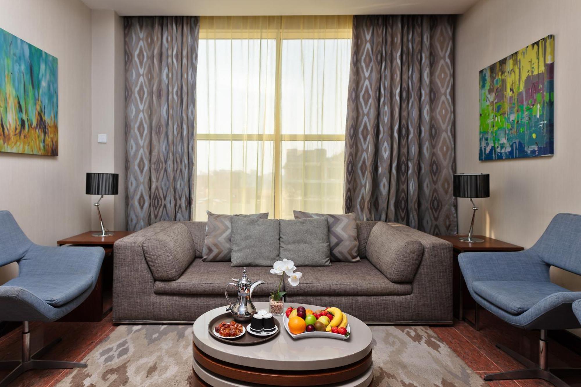 M 호텔 마카 밀레니엄 메카 외부 사진 A living room in a hotel